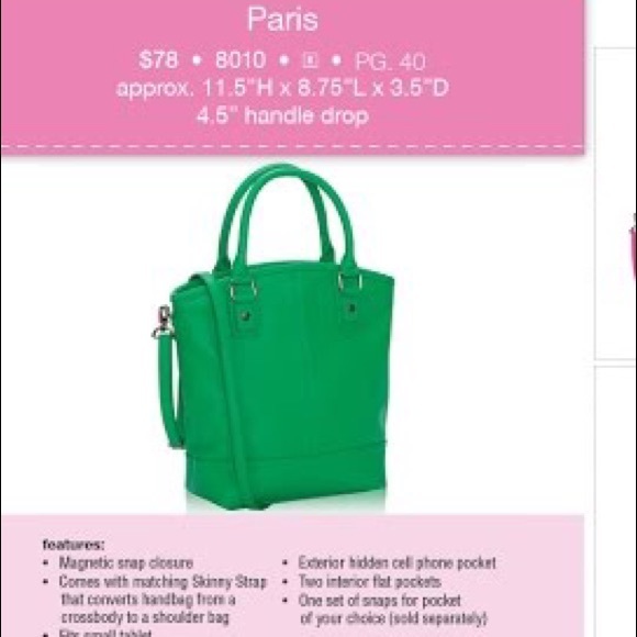 Green Paris by Jewel Thirty-One Purse - Picture 3 of 3